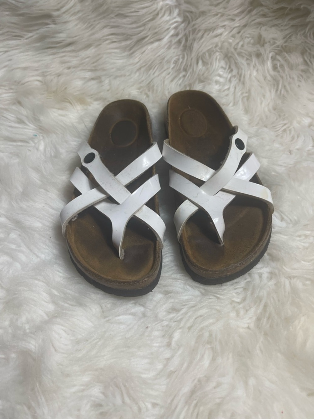 Birkenstock Bertula White Strappy Women’s Sandals - Casual Slip-On EUR SZ36